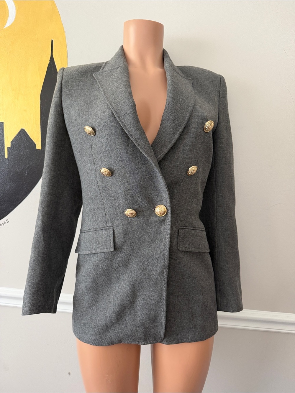 Zara Double-Breasted Blazer
